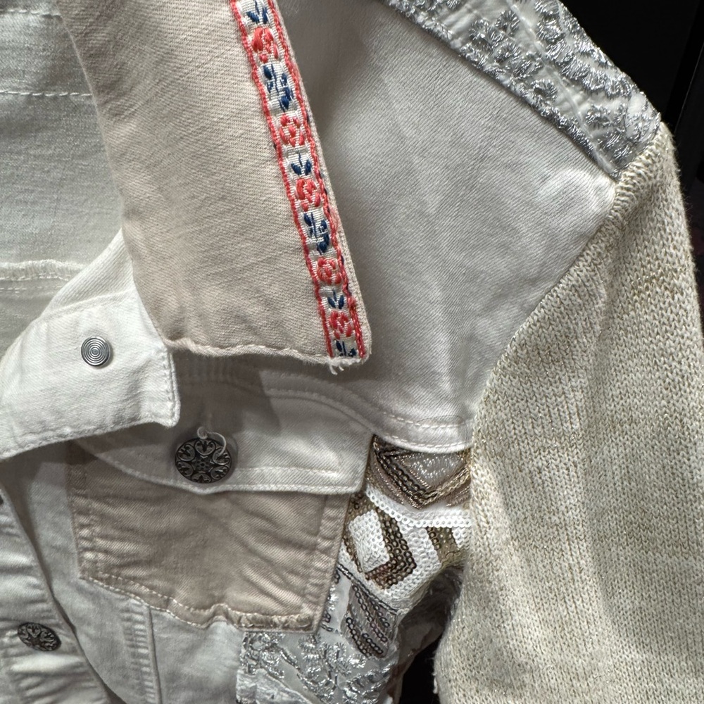 Patchwork Denim Jacket - image 4